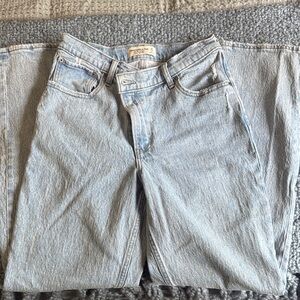 Abercrombie Kids Light Blue Straight Leg Jeans